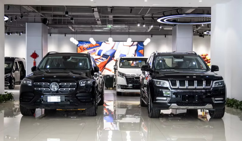 AVIC Lantian AUTOMOBILE SALES&amp;SERVICE (SHANGHAI) Co., Ltd. fabriek productielijn