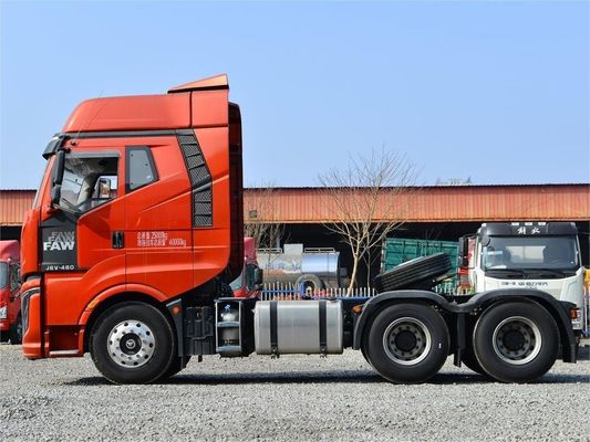 FAW Jiefang J6V zware vrachtwagen 520HP 6X4 automatische versnellingsbak tractie vrachtwagen kop met ABS