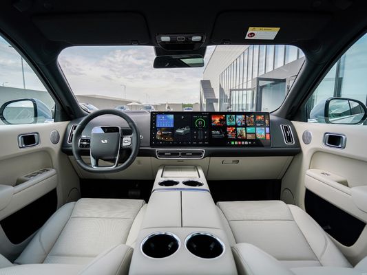 Karosseriestructuur 6-zitter Hybrid Electric SUV met 5.3s Versnelling en uitgebreid bereik
