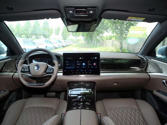 5 zitplaatsen BYD Han EV Plug-in Hybrid Power Vehicle met 700KM bereik en 2920mm wielbasis