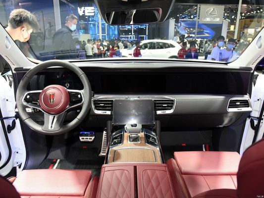 Zes zitplaatsen elektrische auto 2024 Hongqi E-hs9 met 660 km bereik en ternary lithium batterij