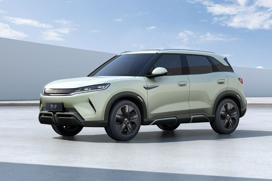 401 km lange afstand Lithium Iron Phosphate batterij BYD YUAN UP 2WD kleine EV SUV voor uw