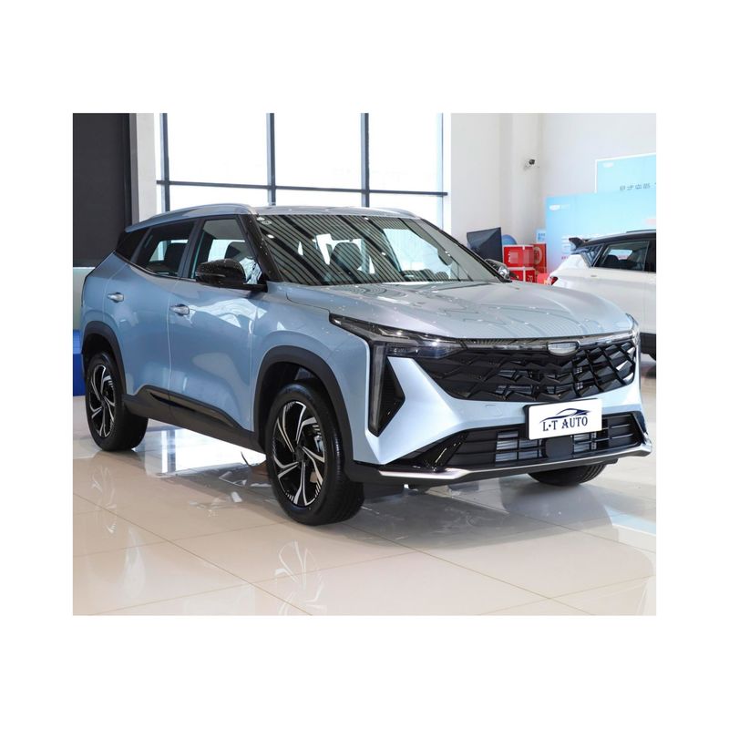 2024 Model Geely Boyue1.5TD DCT SUV 5 zitplaatsen FWD Gas Hybrid Car met Front 4 Rear 4 Radar